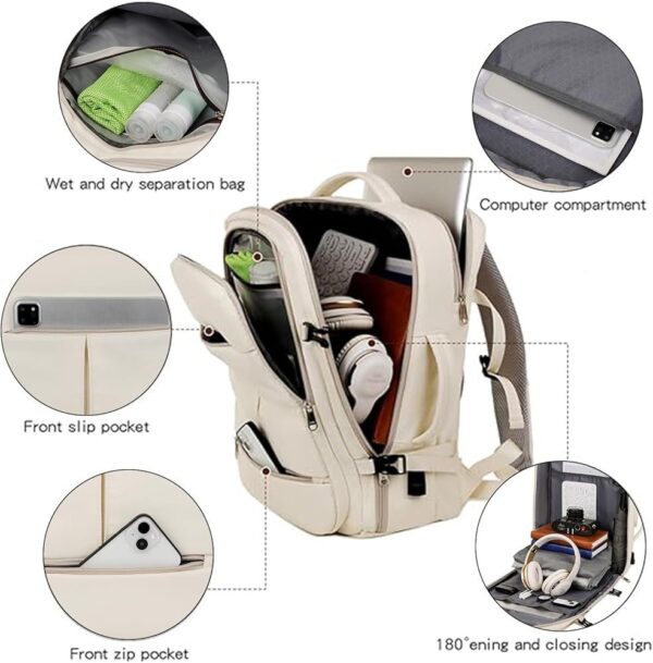 Travel Backpack with Charger Men&Women