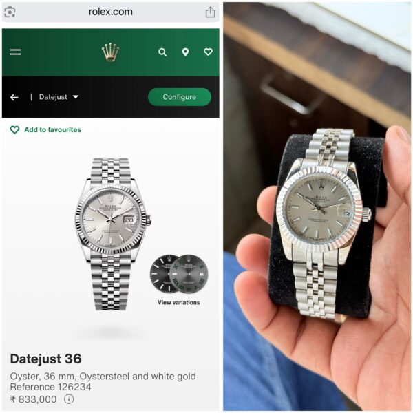 ROLEX DETEJUST 36
