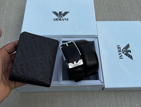 ARMANI BELT&WALLET