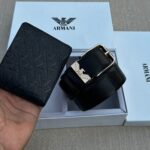 ARMANI BELT&WALLET