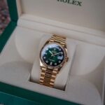 Rolex Day-Date Green Dial Watch for Men